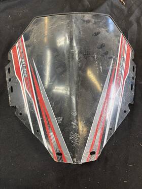 517304732 Ski-doo Windshield Red Retro 2008 - 2009 Mxz 600 800 Snowmobile W21