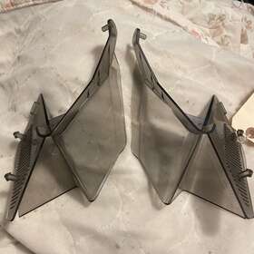 517304923 Ski-doo Lt/rt Windshield Air Deflectors Pair Renegade Mxz Summit Oem Mia 13060