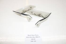 517306063 Ski-doo 2019 Mxz X 600 Etec Gen 4 128 Windshield Deflector Deflectors Left Right