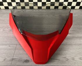 Ski-doo 517307311 Ski-doo Oem Clear Windshield With Red Mount Brp Lynx Low