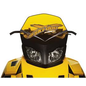 860200212 Ski-doo New Oem High Tall Windshield Windscreen Yellow Rev-xr Rev-xu Tundra