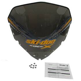 860200217 Ski-doo New Oem 18 Inch High Windshield Smoke Tint Windscreen Rev-xr Rev-xu Tundra