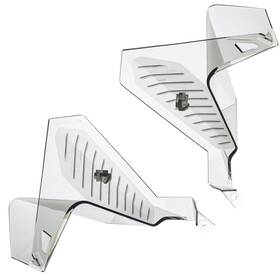 860202469 Ski-doo Brp Windshield Side Deflectors Renegade Summit Freeride 850