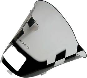 Sno Stuff 1194-s420229-24 Flared Windshield-high-17.5 Inch -smoke With Black Checkers For 2001