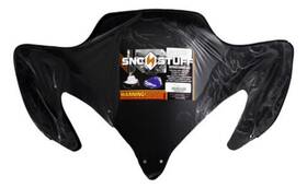 3485-s370811-65 Sno Stuff Windshield-low-black For 2016-2017 Yamaha Rx10xt75 Apex Xtx 1.75