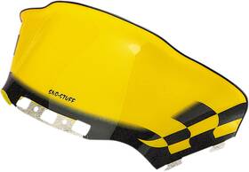 479-479-77 Sno Stuff Windshield - Yellow/black Checkered Ski Doo