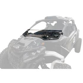 186-860-0024 Tusk Removable Half Windshield Clear - Scratch Resistant