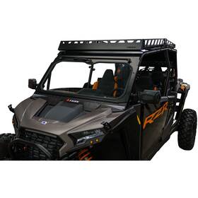 Tusk 1904590034-4429f0 Utv Folding Glass Windshield With Wiper