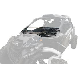 Tusk 4325232 Clear Removable Half Windshield Scratch Resistant Fits Can-am Maverick R X