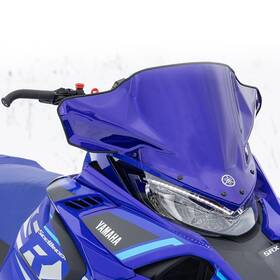 Sma-8my96-11-bl Yamaha Sidewinder Sr Viper Srx Snowmobile Sport Low Solid Blue Windshield