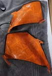 Arctic Cat Team Windshield Side Deflectors Orange 2012-2018 Zr Xf. Fixed Price $99.00.