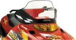 Powermadd Windshield 14.75IN. Clear/black/white 11540. Fixed Price $170.00.