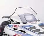 Powermadd Cobra Windshield - 14IN. Clear/racer Graphics Snowmobile 11132. Fixed Price $170.00.