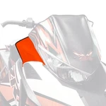 Arctic Cat, Windshield Side Deflectors Orange 6639-517, 12-18 Zr Xf M. Fixed Price $41.99.
