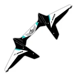 Fits Yamaha Tenere 700 2019-24 Windshield Graphics Set. Fixed Price $26.82.