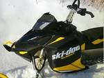Ski-doo Rev-xp Renegade Mxz Summit Low Windshield Flat Black. Fixed Price $50.00.