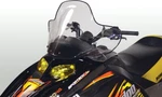 Powermadd 2005-2007 Mx Z Trail 500 Ss Ski-doo Cobra W/s Low Black 13.25" S-d Rev. Fixed Price $145.00.