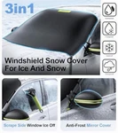 NMOISS-3-IN-1 Windshield Snow Cover For Ice & Frost 600D Heavy. Fixed Price $35.00.