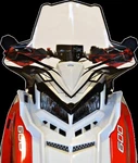 Powermadd/cobra 11640 Windshield 20.5" Tall Pol. Fixed Price $215.00.