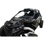 Tusk 186-860-00248E6B-D2021F Removable Half Windshield Clear Scratch Resistant. Fixed Price $190.89.