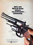 1969 Colt Trooper Mark Iii Revolver Handgun Original Color Print Ad. Fixed Price $16.95.