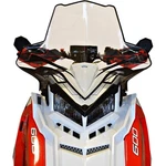 Powermadd 11640 Cobra Windshield - 20.5IN. Clear W/ Graphics. Fixed Price $181.24.