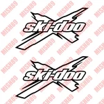 "x" Logo Decal Windshield Sticker Graphics Ski-doo Brp Any Size. Fixed Price $59.99.