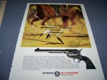 VINTAGE..1969 Colt Army "peacemaker" ..1-PAGE Original Sales Ad..rare! (598W). Fixed Price $9.99.